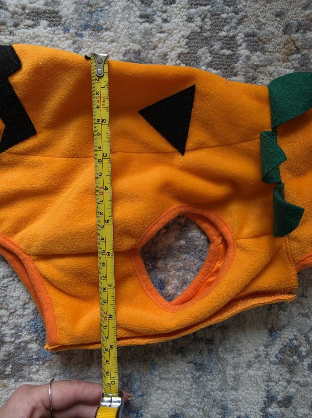 ๐Pumpkin Dog Costume Halloween Jack-O-Lantern Outfit๐ค - Picture 10 of 12